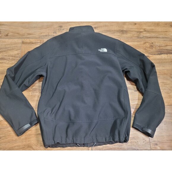 The North Face Jacket Men’s Large Black Soft Shell Full Zip Fleece Lined - Picture 2 of 11
